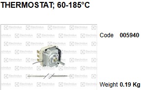 005940 - THERMOSTAT ;60-185;C