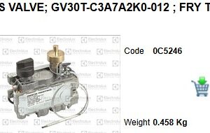 0C5246 - GAS VALUE;GV30T-C3A7A2K0-012;FRY