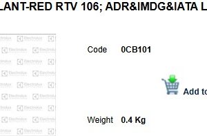 0CB101 - SILICONE SEALANT -RED RTV 106