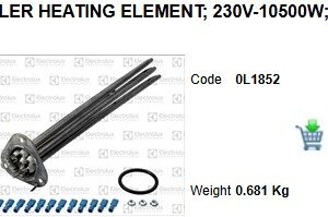 0L1852 - BOILER HEATING ELEMENT;230V-10500W