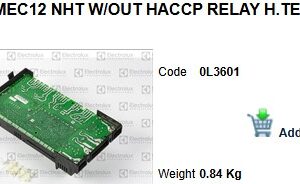 0L3601 - PCB ;MEC12 NHT W/OUT HACCP RELAY HT