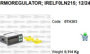 0TH303 - THERMOREGULATOR IRELFOLN215;12/24V