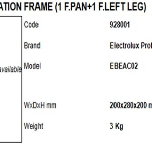 928001-FOUNDATION FRAME (1 F.PAN+1 F.LEFT LEG)